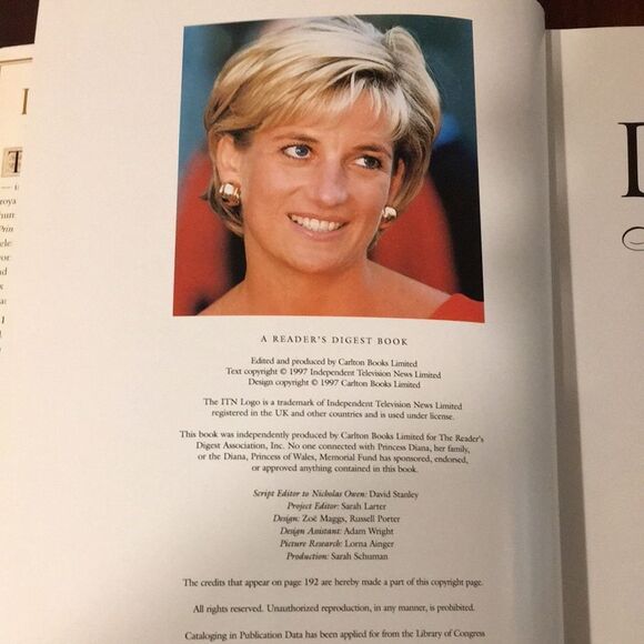 DIANA The Peoples Princess Book - Picture 6 of 7